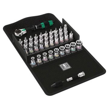 Wera 8100 SA Zyklop 1/4" Speed Metric Socket / Bit Set x42 Pcs 05003755001