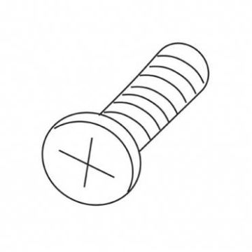 Trend WP-SCW/07 M4x12mm dome Pozi machine screw