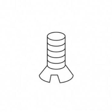 Trend WP-SCW/31 M6x25mm countersink slot machine screw
