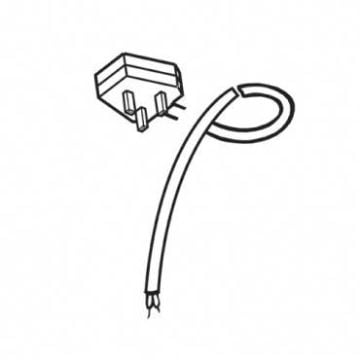 Trend WP-T10/005 2 core cable and plug 230V UK T10 and T11