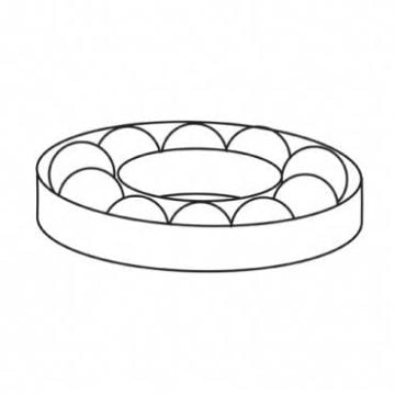 Trend WP-T4/028 Lower bearing 17X35X10mm 6003Zz T4