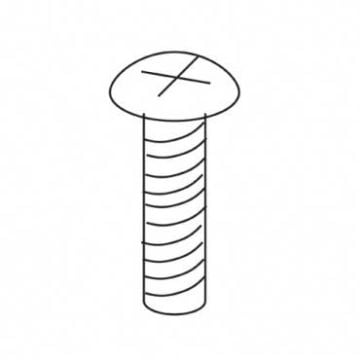 Trend WP-T4/084 Machine screw pan M4X14mm Pozi