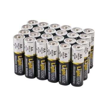 Lighthouse LHBATAA24 AA Alkaline Batteries x24 Pcs