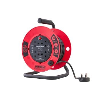 Faithfull CR20M Cable Reel 20m
