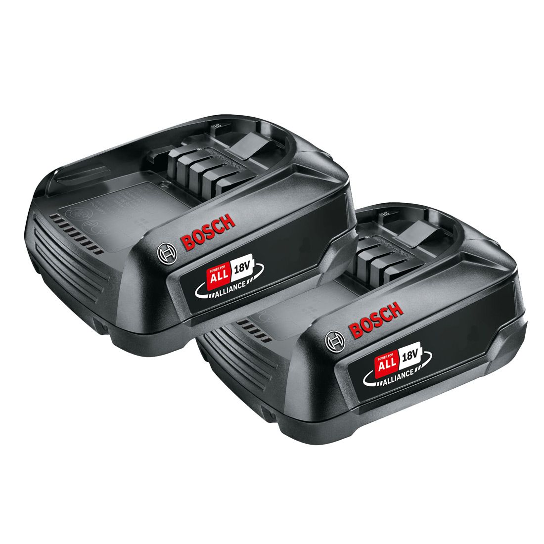 Bosch Green 18v 1.5Ah Lithium-Ion Battery Power4All Twin Pack With AL 1830  CV Charger