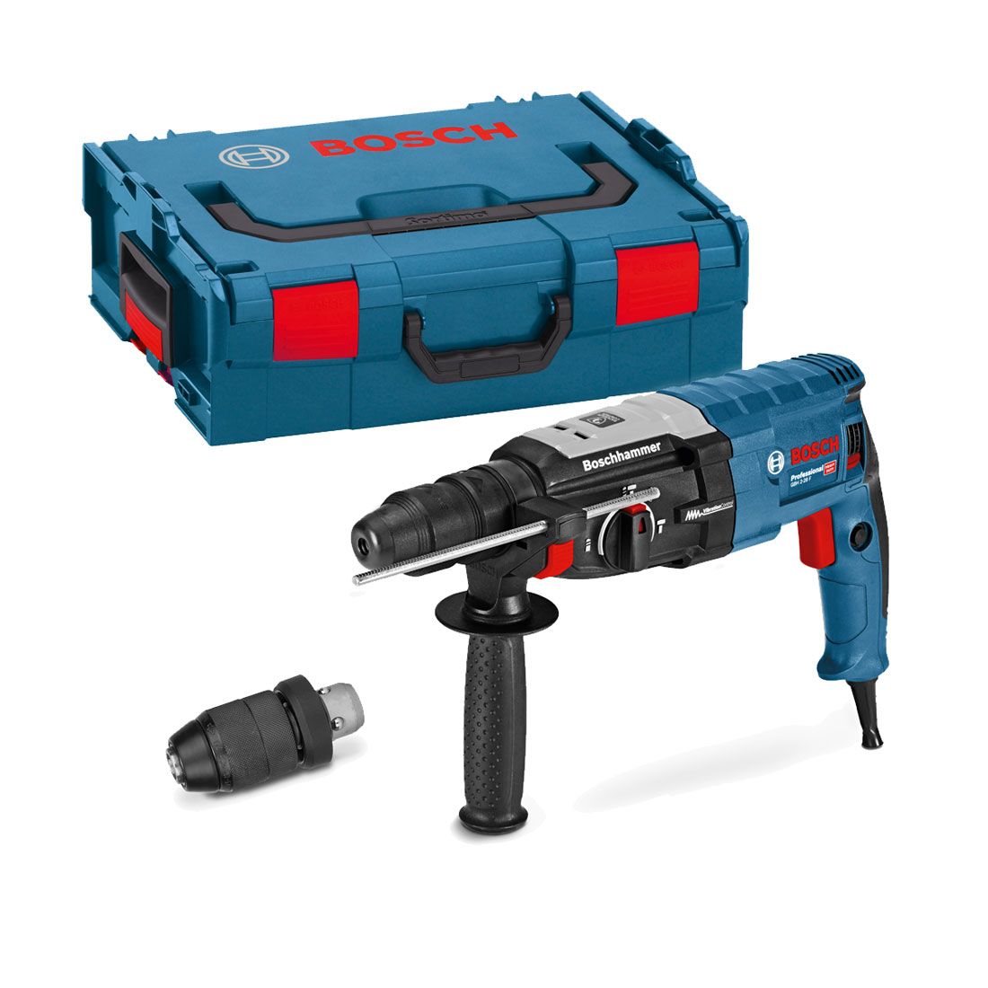 Bosch GBH 2-28 F SDS+ Plus Rotary Hammer Drill with QCC in Carry Case |  Powertool World