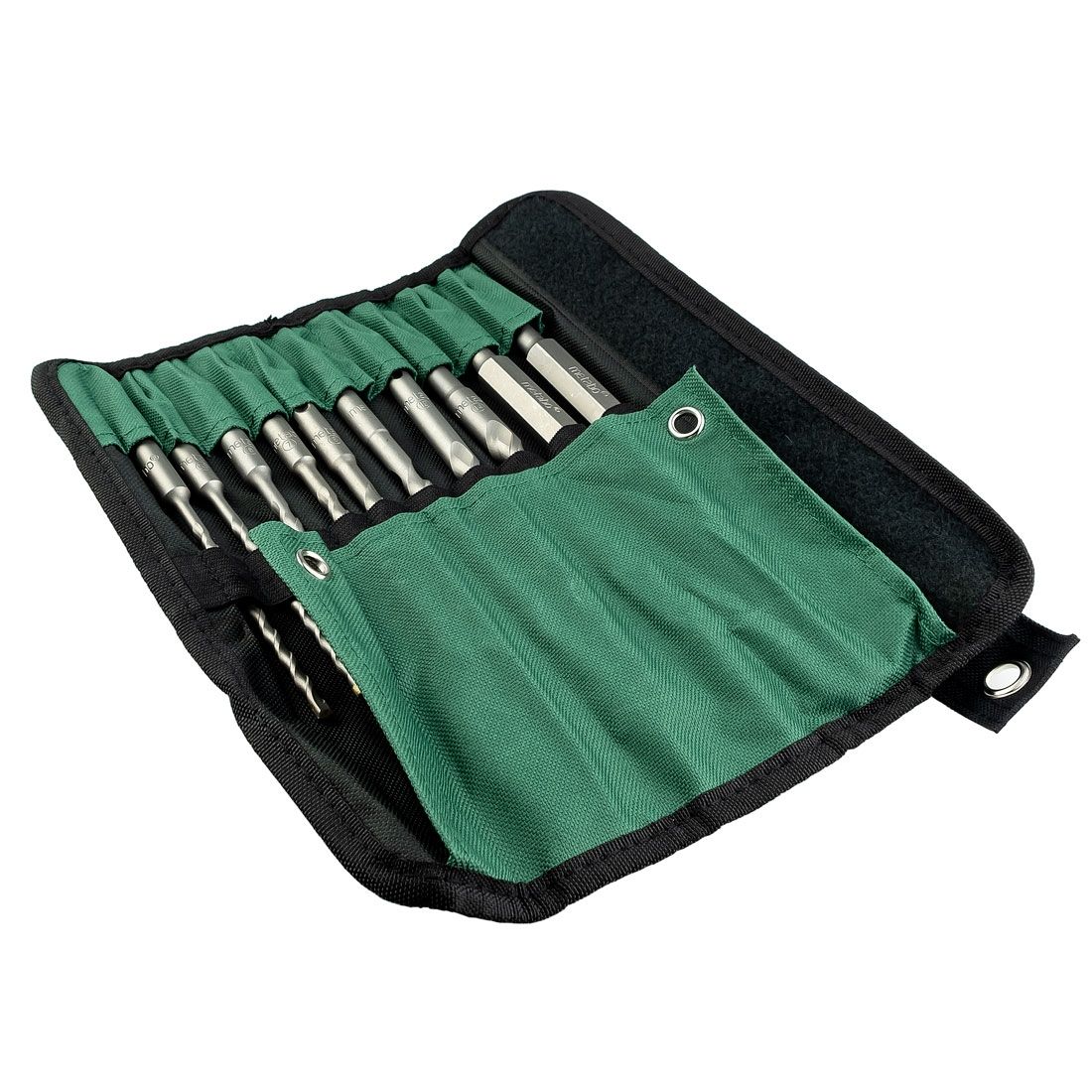 Green Metabo 630824000 SDS-Plus Classic Drill/Chisel Set Set of 10 Pieces 