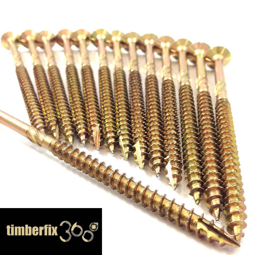 High performance cutter thread wood screws Timberfix 360 gold,4.0x 30mm pack 200 