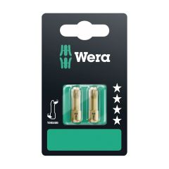 Wera 855/1 TH SB Pozi PZ3 x 25mm Extra Hard Torsion Screwdriver Bits Carded x2 Pcs