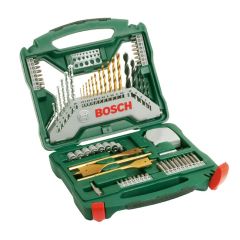 Bosch Titanium 70 Piece X-Line Drill & Screwdriver Bit Set + Accessories 2607019329