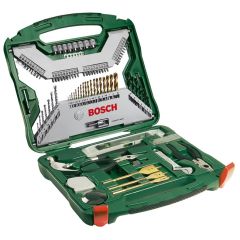 Bosch Titanium 103 Piece X-Line Drill & Screwdriver Bit Set + Accessories 2607019331