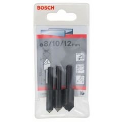 Bosch Countersink 8 / 10 / 12 mm Diameter Bit Set x3 Pcs 2608596667