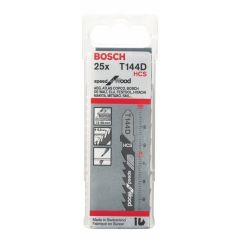 Bosch T144D Speed for Wood Jigsaw Blades Pack of x25 2608633625