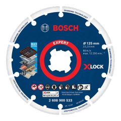 Bosch Expert X-LOCK Diamond Metal Wheel Cutting Disc 125 x 22.23 mm 2608900533