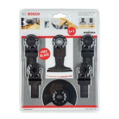Bosch Starlock Universal Multi-Cutter Blade Set for Wood x6 Pcs 2608664677