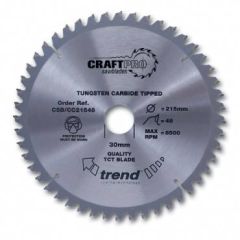 Trend CSB/CC19060 CraftPro Saw Blade Crosscut 190mm x 60 Teeth x 30mm