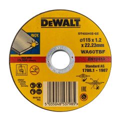 DeWalt DT42335TZ-QZ INOX 115mm Metal Cutting Discs x10 Pack