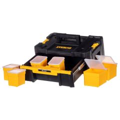 DeWalt DWST1-70705 TSTAK III Tool Storage Box With Deep Drawer With 6x Removeable Compartments