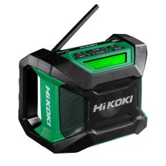 HiKOKI UR18DAJ4Z 18v Cordless AM/FM DAB+ Bluetooth Jobsite Radio Body Only / 240v