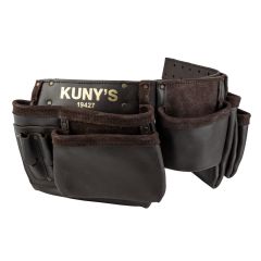 Kuny's 19427 12 Pocket Oil Leather Construction Work Apron