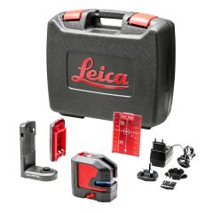 Leica LINO L2 Self-Levelling Cross Line Laser Kit 25m Range