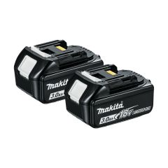 Makita BL1830X2 18v LXT 3.0Ah Li-Ion Battery Twin Pack