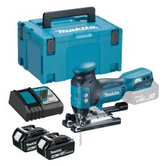 Makita DJV181RMJ 18v LXT Barrel Grip Brushless Jigsaw Inc 2x 4.0Ah Batts