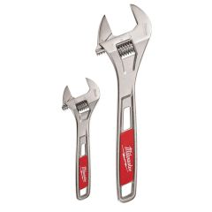 Milwaukee 48227400 Adjustable Wrench Twin Pack 150mm / 200mm
