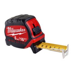 Milwaukee 4932471817 Premium Wide Blade Tape Measure 5m / 16ft