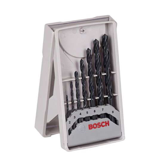 Bosch X-Pro Metal Drill Bit Set HSS-R, DIN 338 x7 Pcs 2607017036