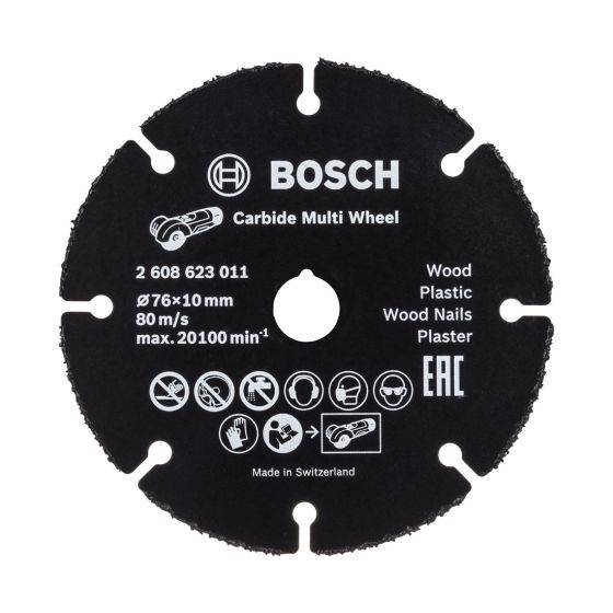Bosch 76mm Carbide Multi Wheel Mini Grinding Disc for GWS 12V-76