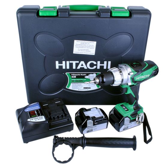 Hitachi DV18DSDL 18v Cordless Combi Drill inc 2x 4.0Ah Li-ion Batts