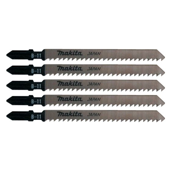 Makita A-85634 B-11 Clean Cut Wood Jigsaw Blade Pack 75mm x5 Pcs
