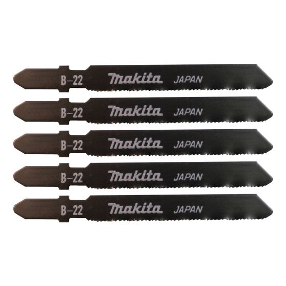 Makita A-85737 B-22 Basic Cut Metal Jigsaw Blade Pack 50mm x5 Pcs