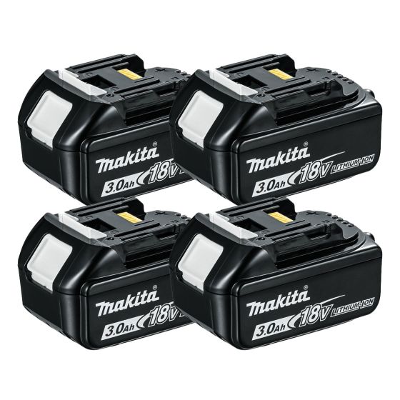 Makita BL1830X4 18v LXT 3.0Ah Li-Ion Battery Quad Pack