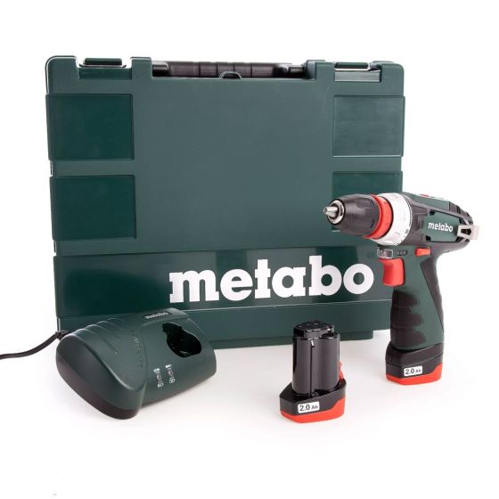 Metabo BS 10.8V PowerMaxx BS Quick Drill Driver Kit inc 2x 2.0Ah Batts