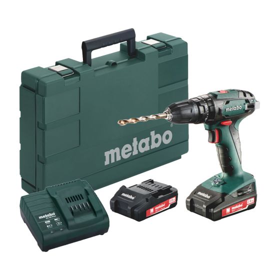 Metabo SB 18 2-Speed 18v Combi Drill inc 2x 2.0Ah Batts in Carry Case