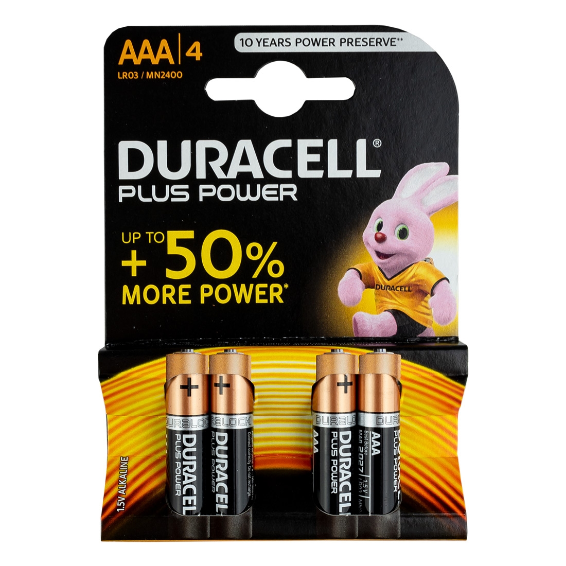 Undvigende Transplant Forberedelse Duracell Plus Power AAAK4P / AAA Alkaline Batteries x4 | Powertool World